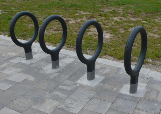 Bike
                stations, Pecs, Hungary (pic by Kristóf
                Szabó)